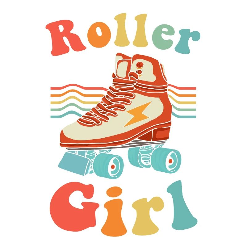 Inline Skate Geschenk Rollerskates Roller 70er
