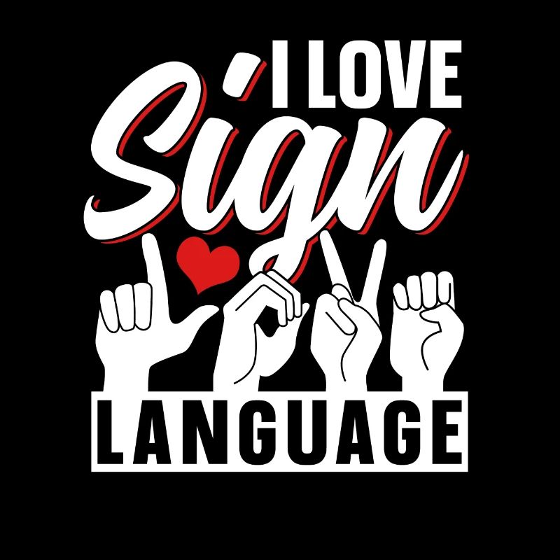 Adoro la consapevolezza dei segni della lingua dei segni