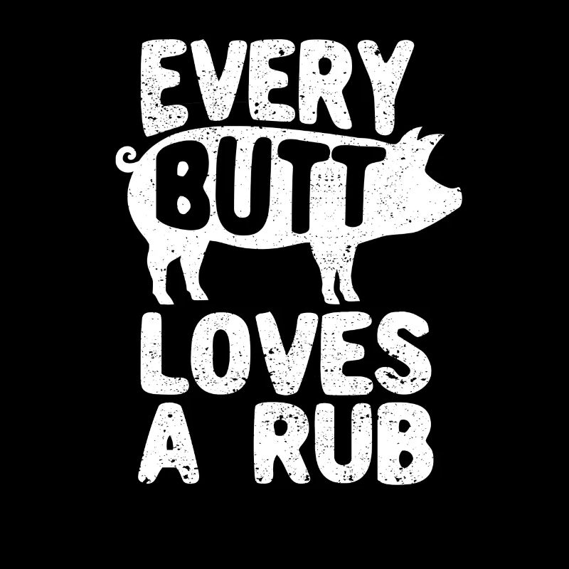 Chaque mégot aime un fumeur de viande fumée Rub