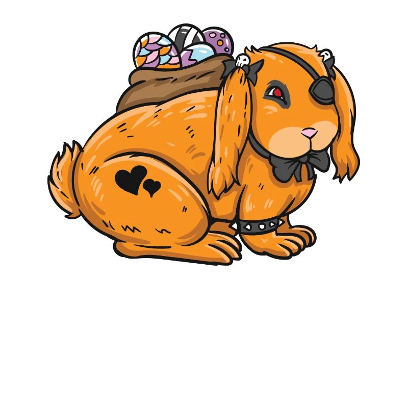 Gothic Rabbit Gothic Hase Gothic Ostern Emo Goth