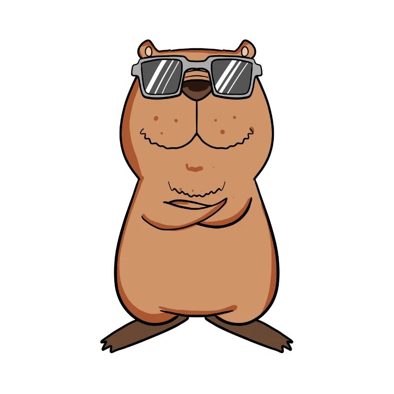 cooles Capybara