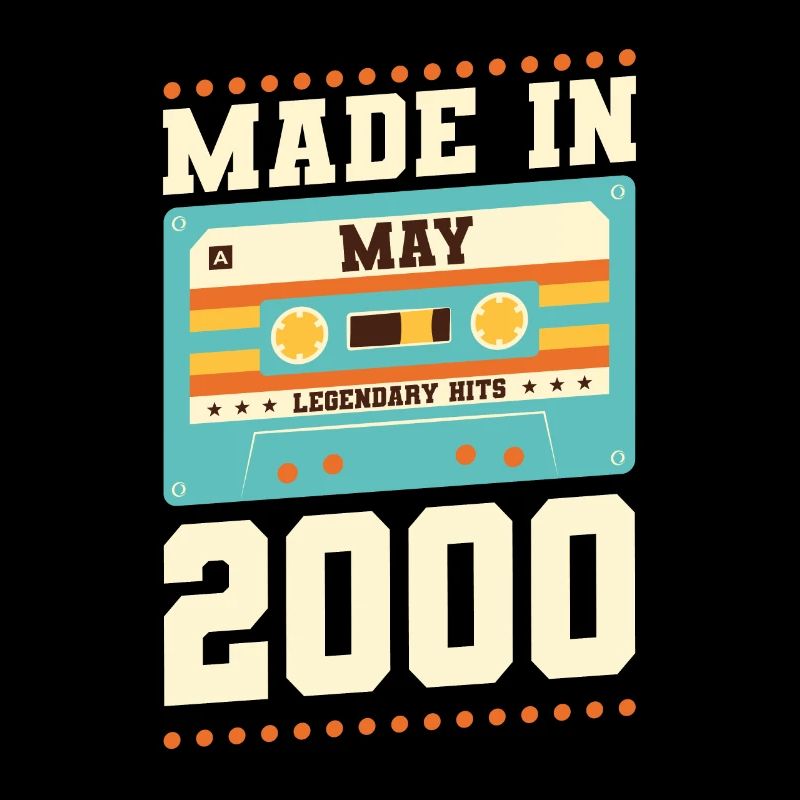 23e anniversaire Mai Année 2000 Idée cadeau