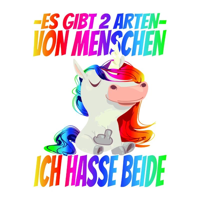 Es gibt 2 Arten Menschen Ich Hasse beide