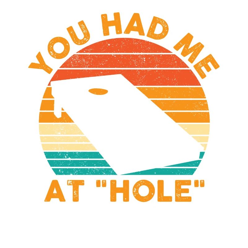 Funny Cornhole Corn Hole Retro