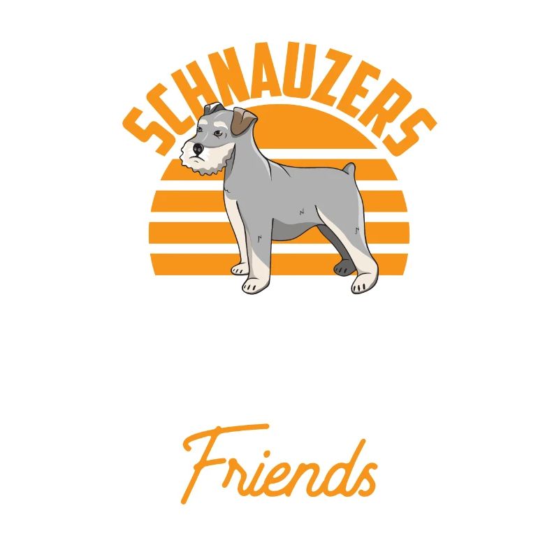 Les schnauzers font les amis parfaits Schnauzer