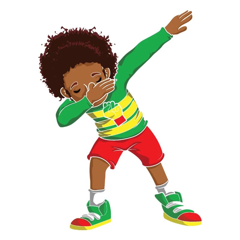 Kids Dab feiern Juneteenth Schwarze Geschichte