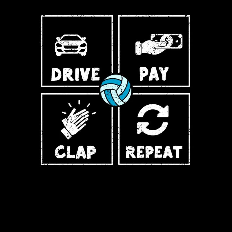 Driving, paying, clapping, repeating, eating, sleeping,