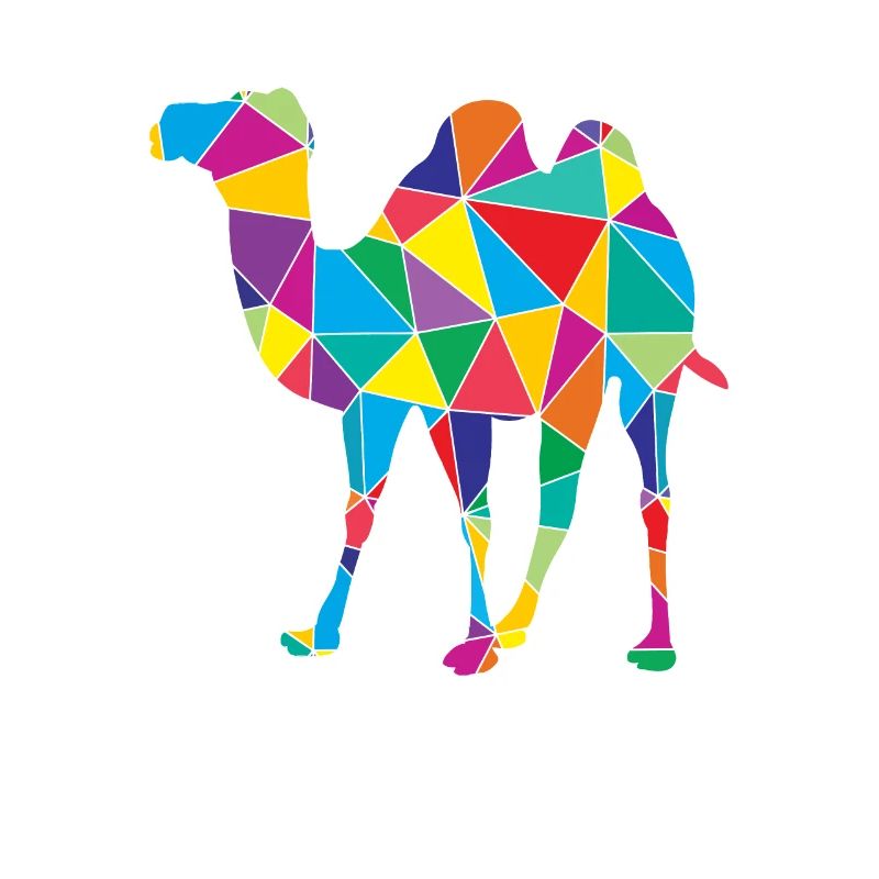 Kamel Polygon Wüste Kunst