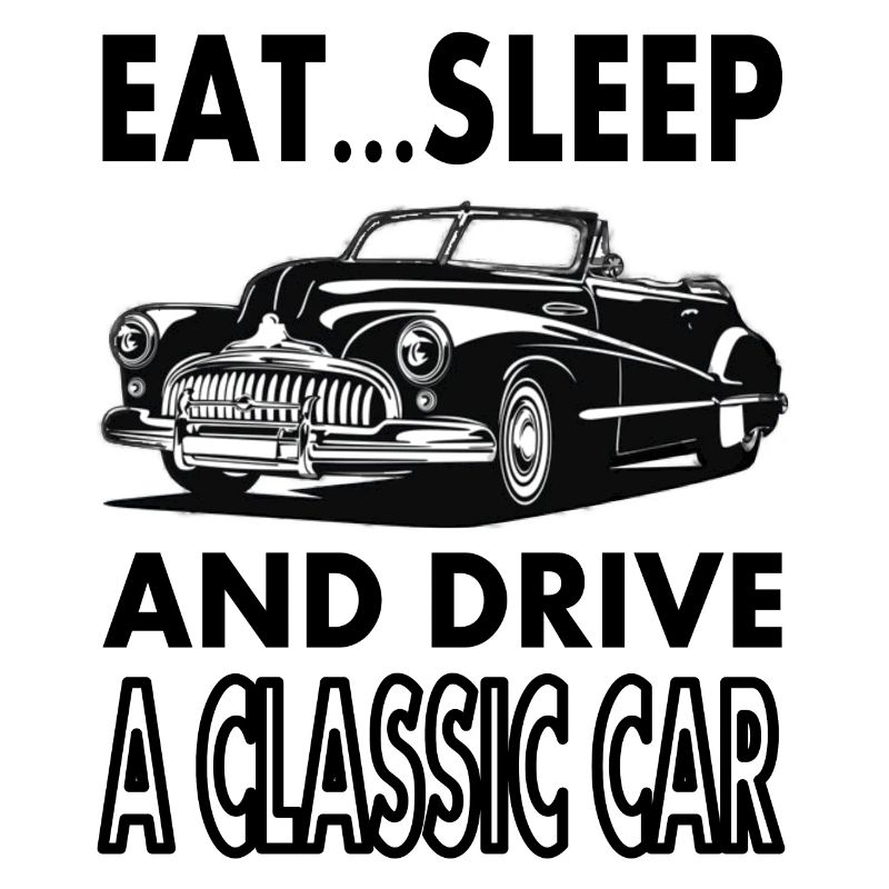 classic car Oldtimer cooles Auto Turbo Geschenk