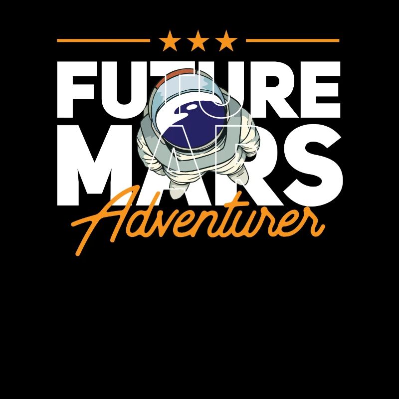 Future Mars Adventurer Astronaut Planet