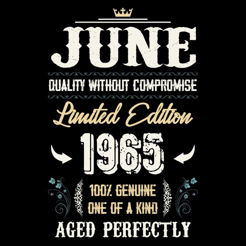 Juni 1965 Vintage Geburtstag Geschenk