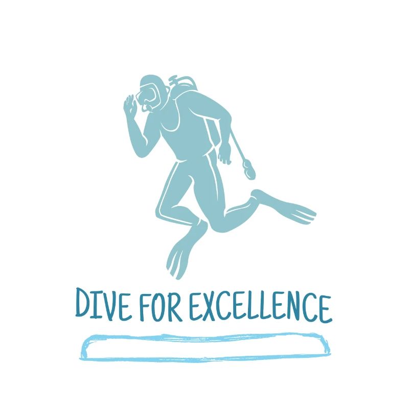 Dive For Excellence Retro Diver Designs Present