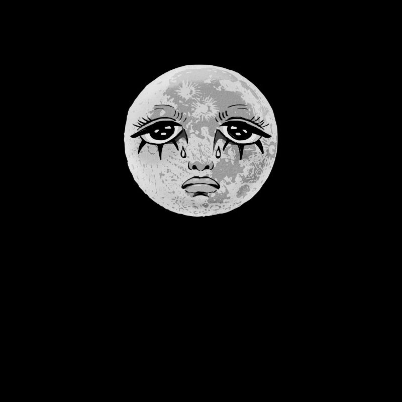 Whimsigoth Celestial Soft Grunge Sad White Moon