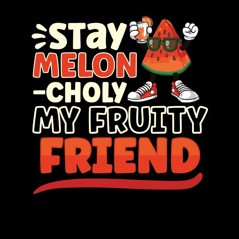 Pastèque Funny Fruit Drôle de dicton