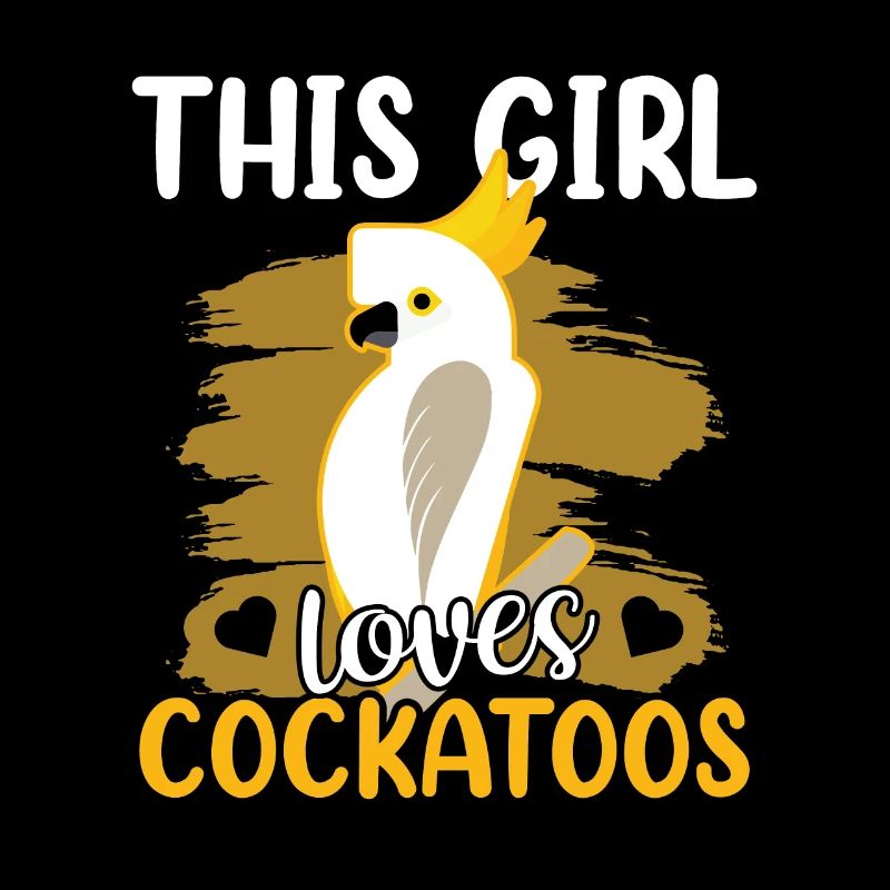 Dieses Mädchen Liebt Kakadus Tier Vogel Kakadu