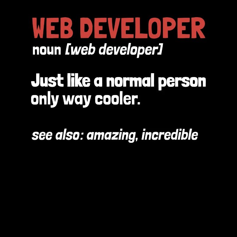 Web Entwickler Webdeveloper Definition
