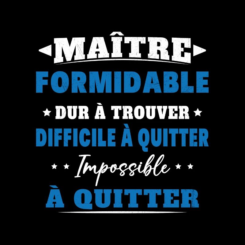 Maître formidable idée cadeau maître d'école