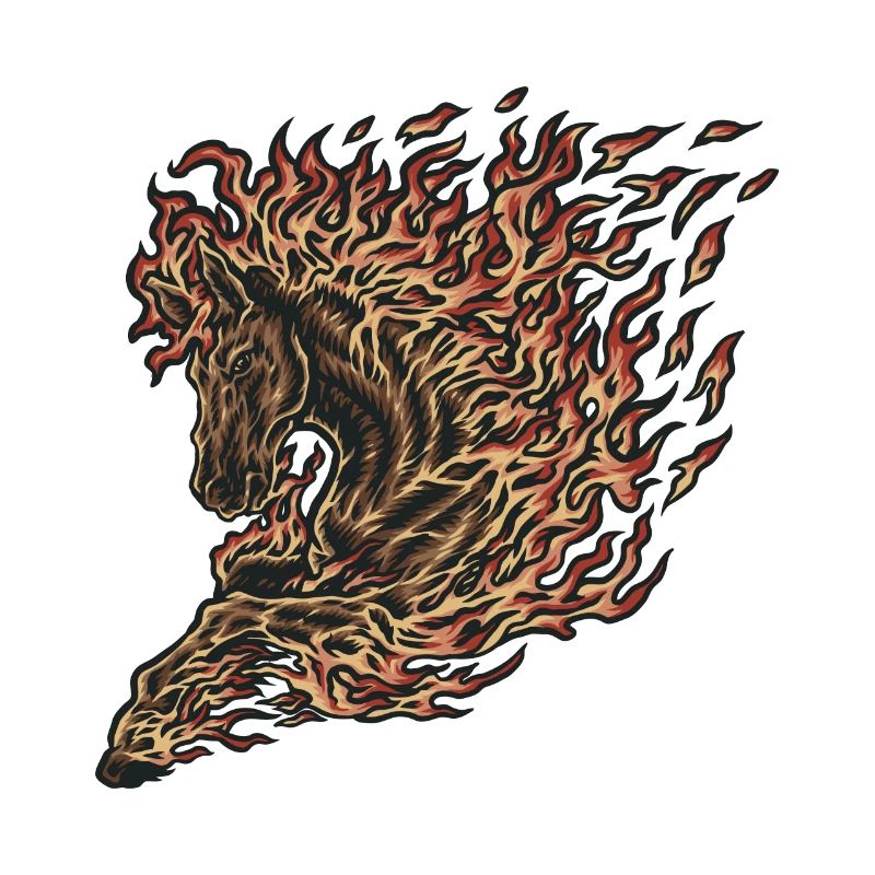 Cheval de feu