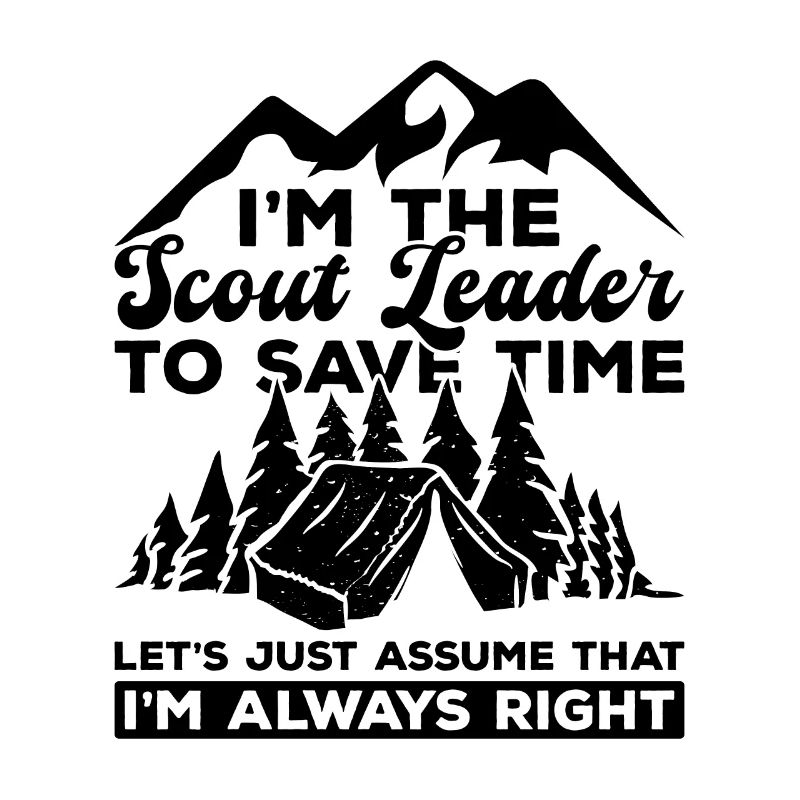 Scout Leader Design Für Einen Scoutmaster Oder