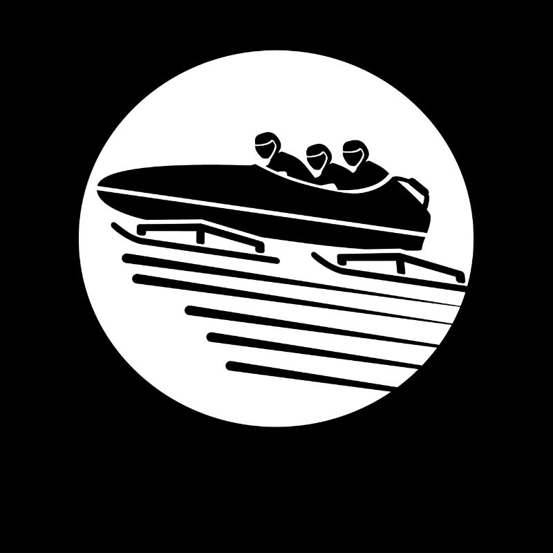 Ice sledding bobsleigh bobsleigh