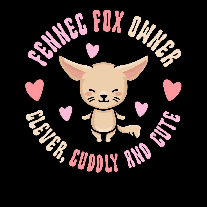 Fennec Fox Propriétaire Clever Cuddly mignon