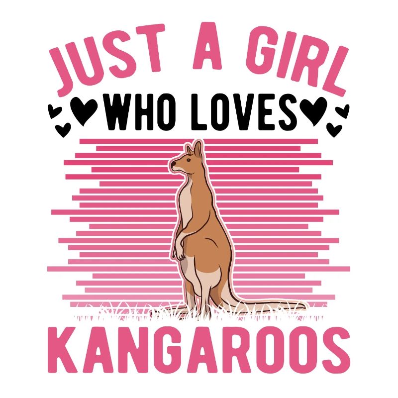 Australisches Känguru Mädchen Kangaroo