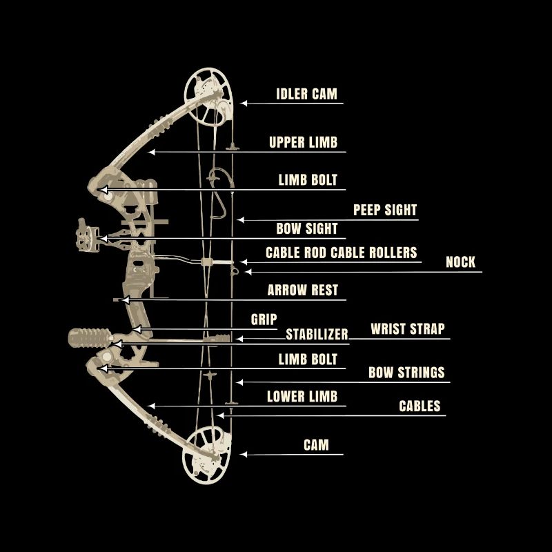 Outdoor Jagd Bogen Anatomie Bogen Definition Pfeil
