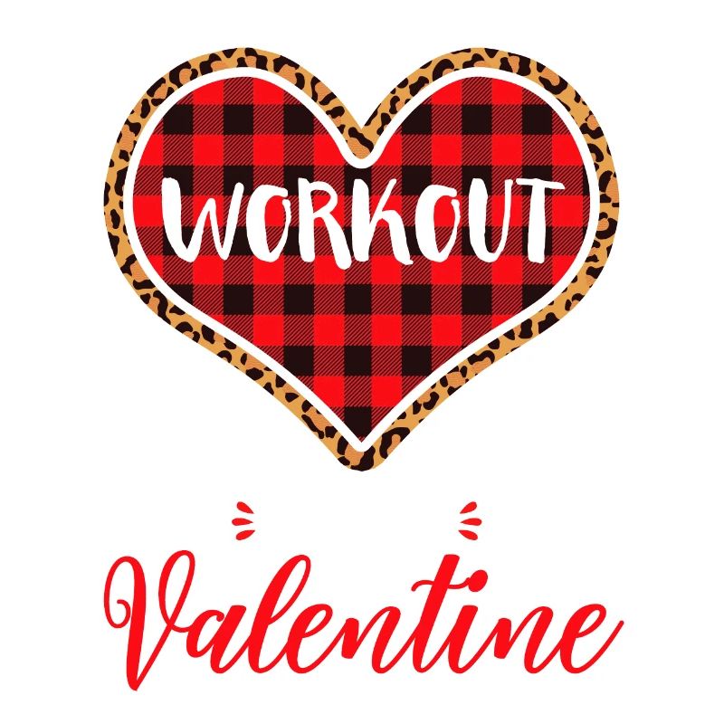 L’entraînement est mon plaid de bison léopard de Saint-Valentin