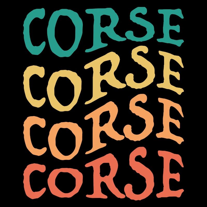 Corse Multicolor Design Geschenkidee