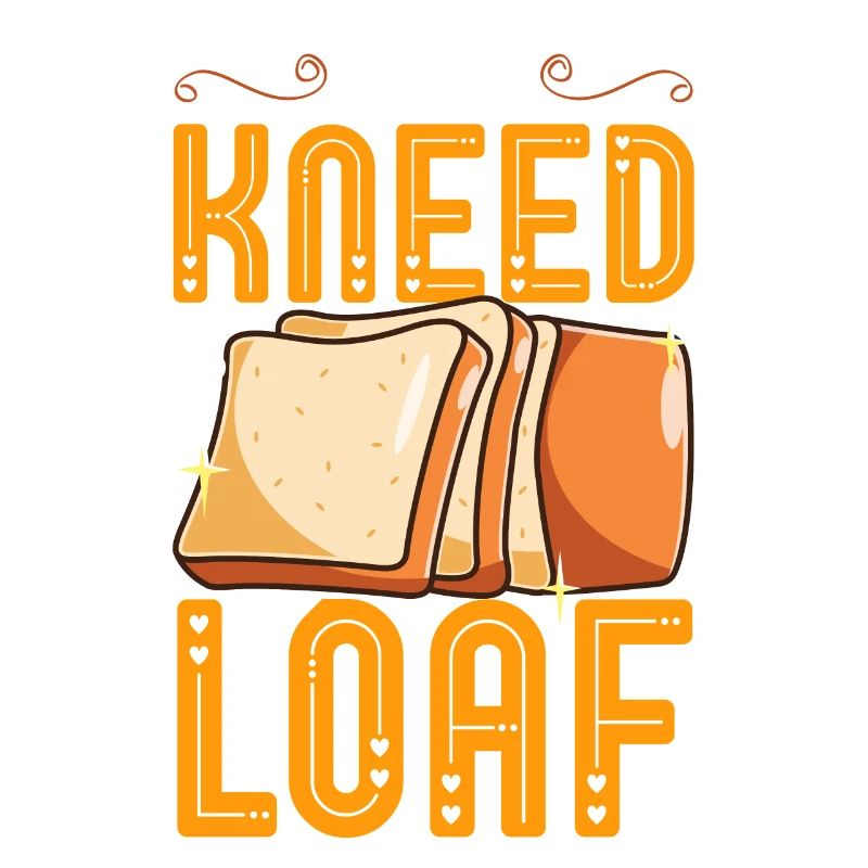 Funny bread baking baker