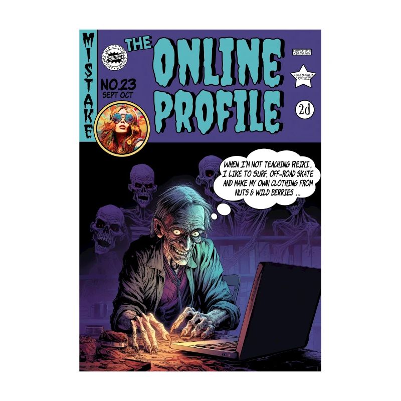 Retro Horror Comic - The Online Profile