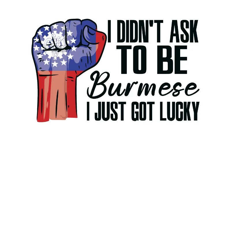 Fierté birmane cultivée drapeau birman