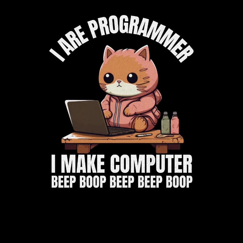 Ich bin Programmierer. Ich mache Computer Beep