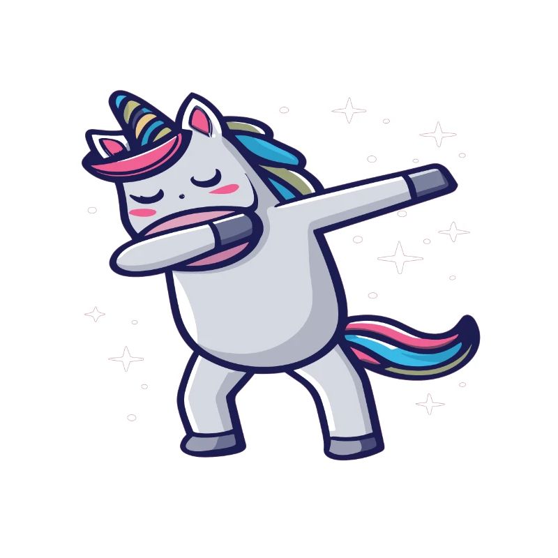 Dabbing Licorne Licorne Dab Dabbing Trend Dance