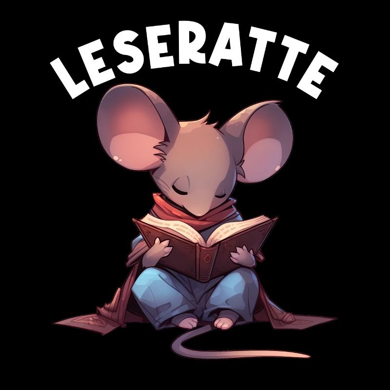 Leidenschaftlicher Leser Leserin Leseratte