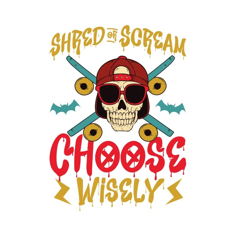 Horror Skateboarder Halloween Skateboard Geschenk