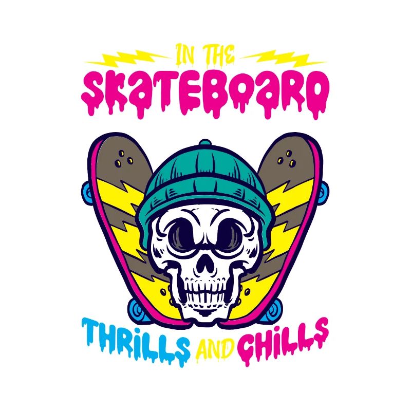 Horror Skateboarder Halloween Skateboard Gift