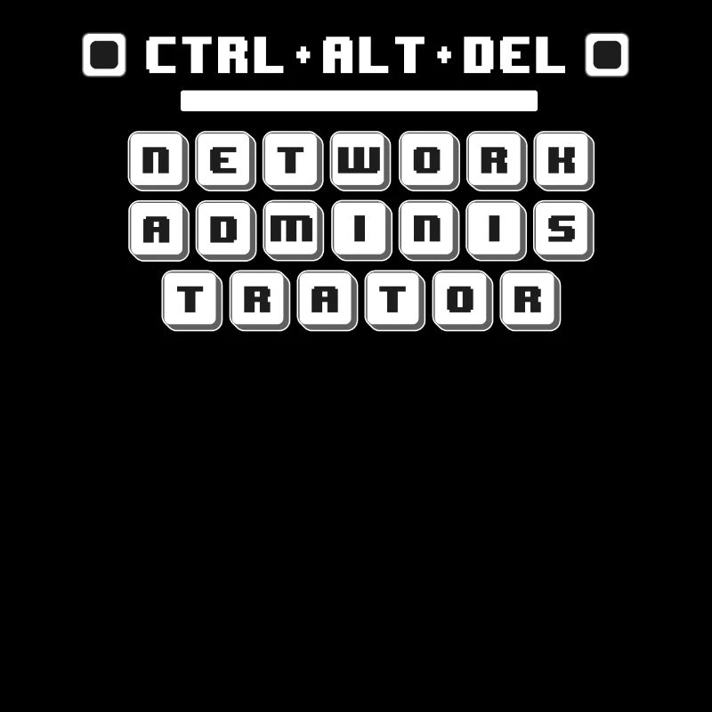 CTRL ALT DEL Funny Network Admin Computer Tech Sup