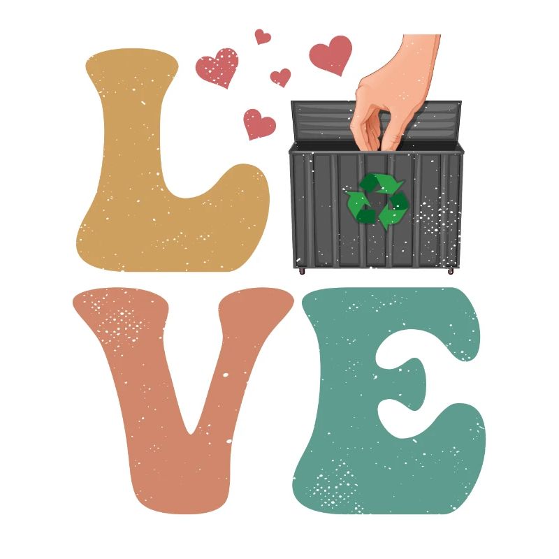 Dumpster Diving Garbage Diver Trash Picker LOVE