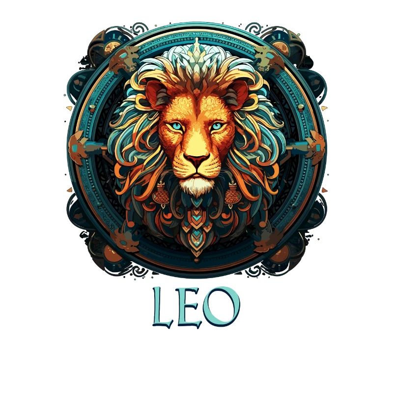 Löwe Astrologie Sternzeichen Design - Cool Leo