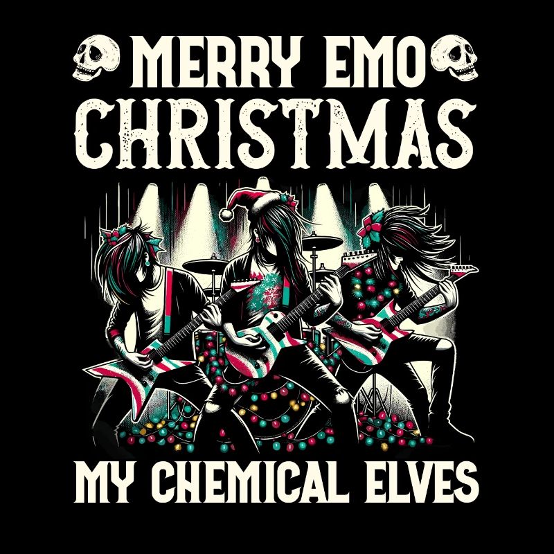 Joyeux Emo Noël Mes Elfes Chimiques Emocore