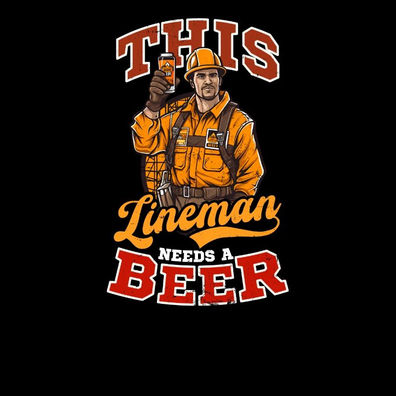 Lineman Pole This Lineman Needs Beer