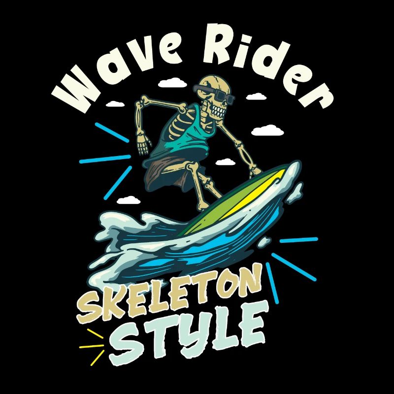 Funny Surfer, The Skeleton Beach Stoke Surf