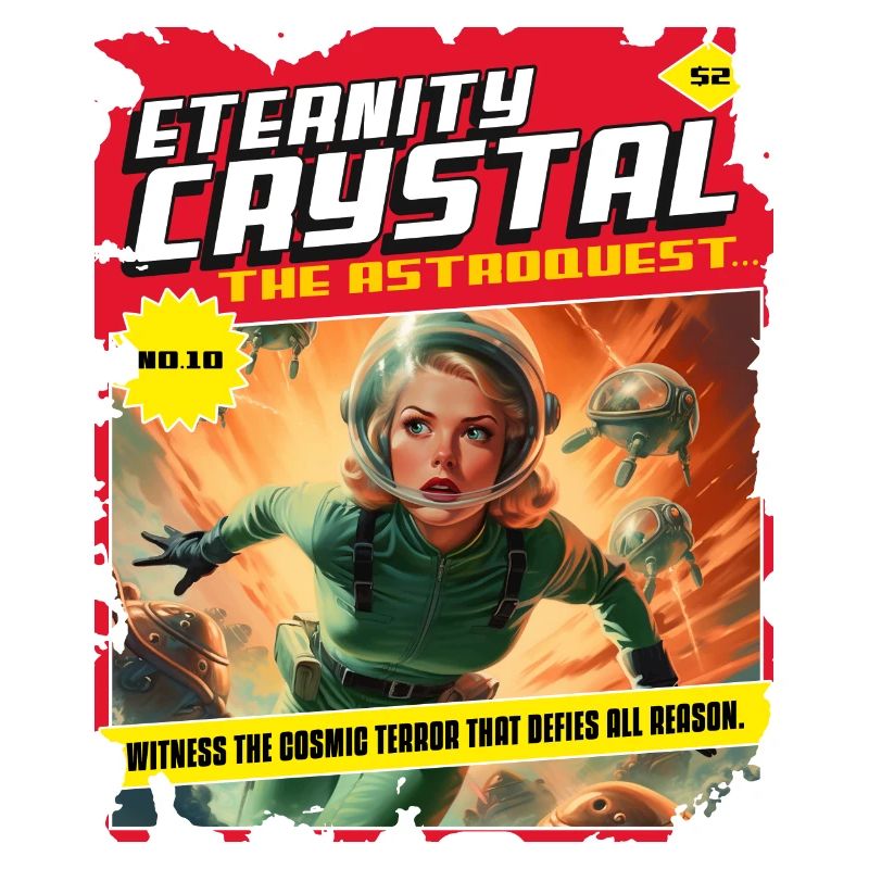50s, 1950's Comic, Space Spaceship Cosmic