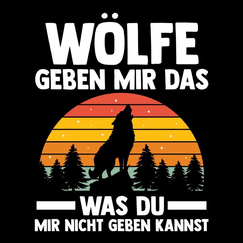 Tier Waldtier Wolf