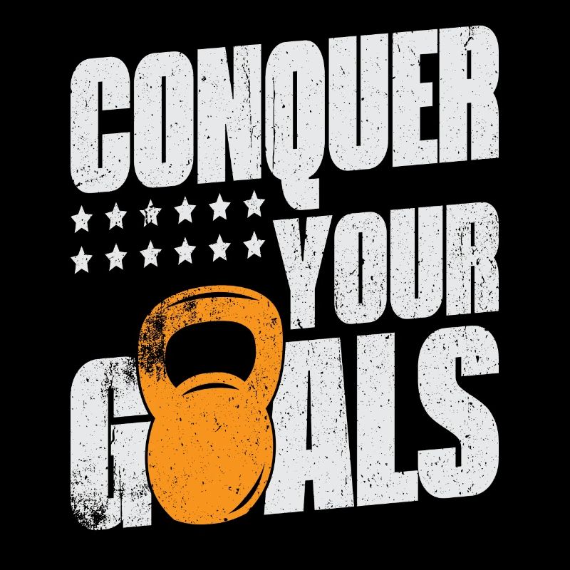 Conquer Your Goals Exercise Gym Lover