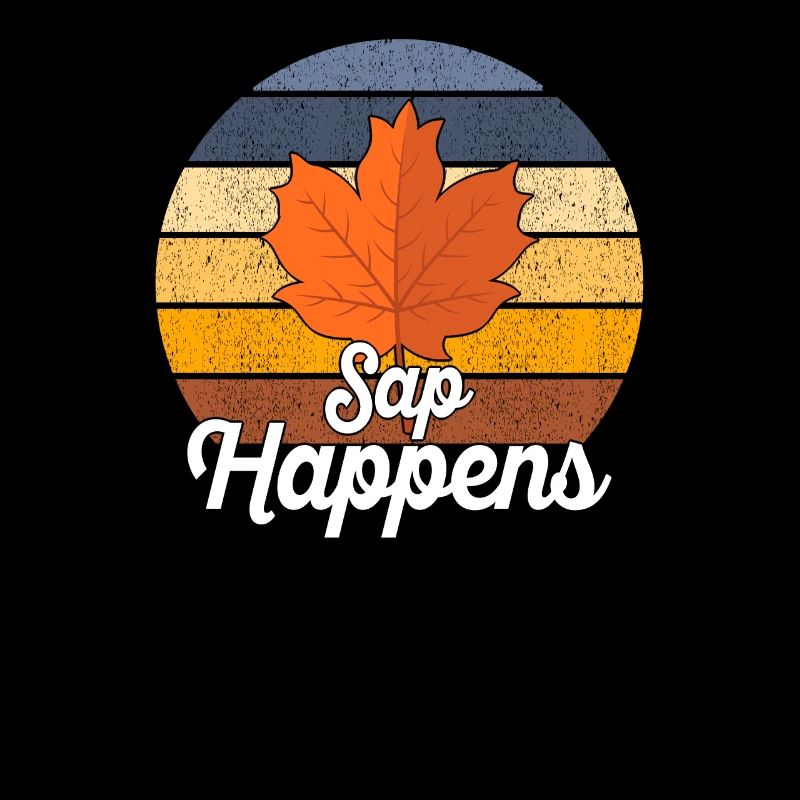 Maple Syrup Tree Tapping Funny Autumn Pancake