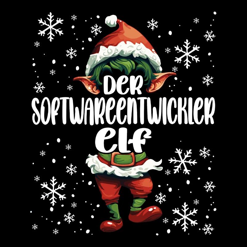 Weihnachtsoutfit Softwareentwickler Elf