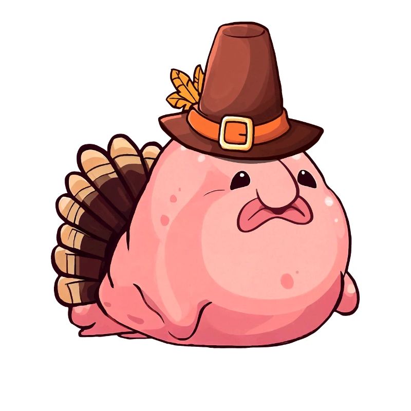 Action de grâces, Blobfish, Dinde