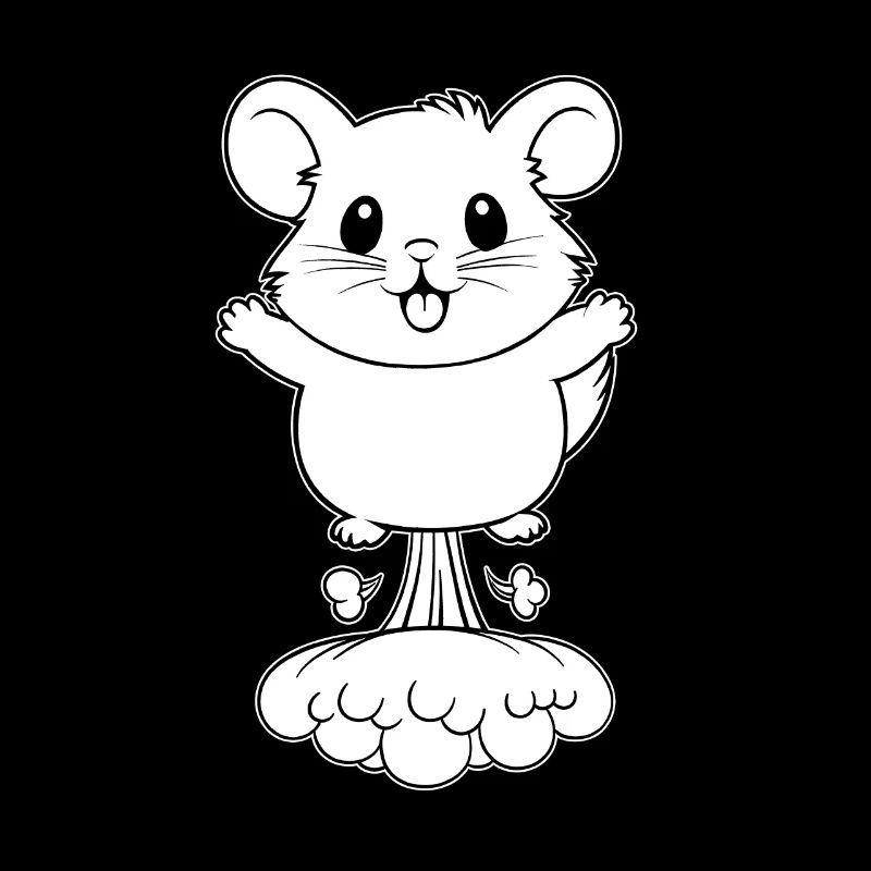 Hamster Goldhamster Regenbogenfurz